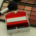 thumbnail image 6 of Motique Accessories White Polka Dot Lipstick Case with Mirror Purse Holder Set of 2, 6 of 6
