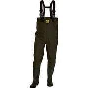 Hodgman Green 2-Ply Nylon Chest Wader, Cleated Sole