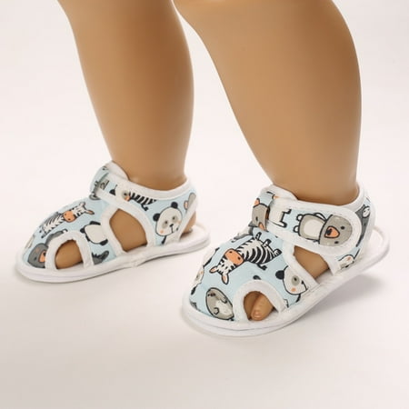 

TOWED22 Walking Shoes For Babies Kids Toddler Walking Shoes Cartoon Baby Cotton Boys Cute First Girls Non-Slip Baby Shoes D