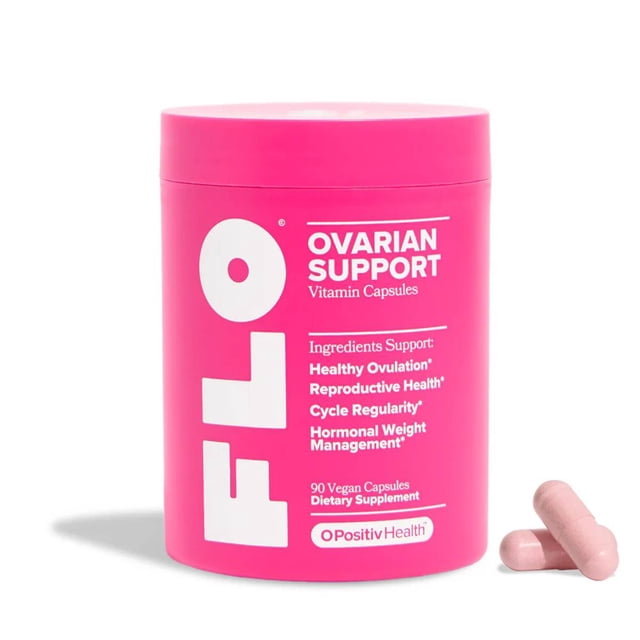 O Positiv FLO Suplemento Femenino con Inositol DIM y Acido Folico 90 cápsulas
