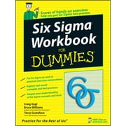 Six SIGMA Workbook for Dummies [Paperback - Used]
