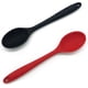 thumbnail image 1 of Juego de 2 cucharas de silicona, cucharas de cocina antiadherentes para cocinar sin BPA para revolver, sacar, mezclar y servir (negro y rojo) BANYUO Electrónica, 1 of 6