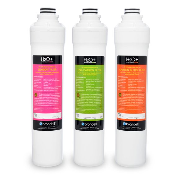 Sistema de filtración de agua Brondell H2O+ Coral UC300