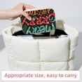 thumbnail image 6 of Christmas Velvet Portable Necklace Holder with Removable Compartment - Earring Organizer and Bracelet Holder Gift, 6 of 7