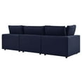 thumbnail image 6 of Modular Lounge Deep Sofa, Blue Navy, Fabric, Modern Contemporary, Outdoor Patio Balcony Cafe Bistro Garden Furniture Hotel Hospitality, 6 of 10