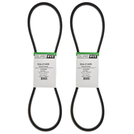 SureFit Set Drive Belts 07222400 Ariens Gravely Pro 200 52858 88003 988302 2PK