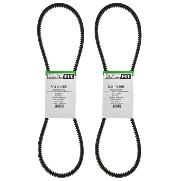 SureFit Set Drive Belts 07222400 Ariens Gravely Pro 200 52858 88003 988302 2PK