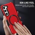 thumbnail image 6 of ELEHOLD Hybrid Rugged Case for Samsung Galaxy S23 FE Heavy Duty Full Protection Compatible with MagSafe Anti-Scratch Shockproof Slim Magnetic Case for Samsung Galaxy S23 FE,Red, 6 of 10