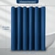 thumbnail image 5 of Cortina de ducha PANGSINNE Classic Blue Waffle texturizada 256 g/m², 5 of 6