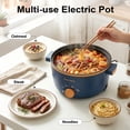 thumbnail image 4 of Electric Cooker, Electric Pot Cooker Easy Cleaning Single Layer  For Dorm US Plug 110V, 4 of 6