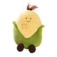 thumbnail image 1 of Cojín de sofá de peluche con forma de boniato y maíz, planta decorativa de peluche para cumpleaños Maíz amarillo, 1 of 9