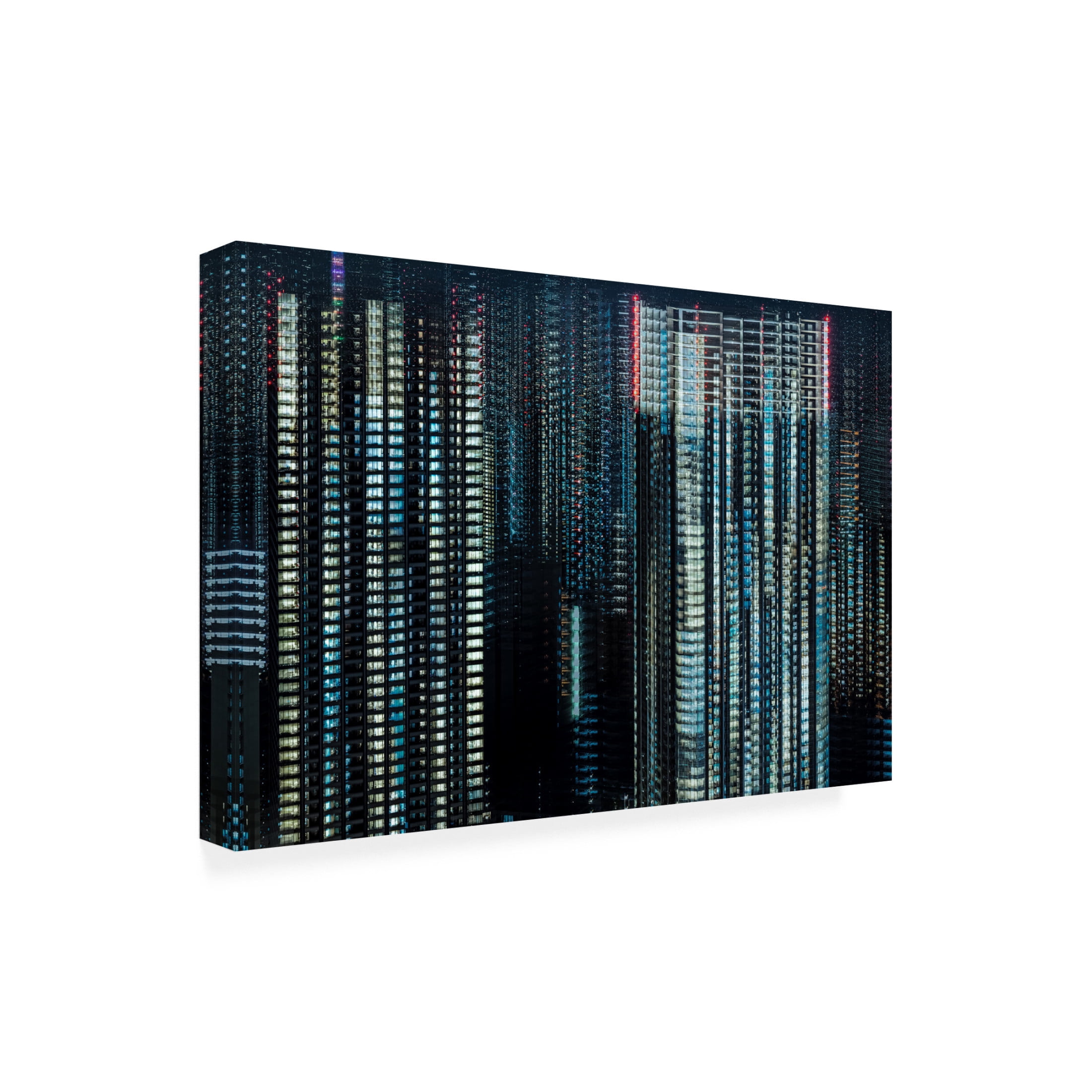 Trademark Fine Art Sasaki Makoto Tokyo Layers Canvas Wall Art