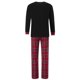 thumbnail image 4 of Pijamas navideños familiares a juego, pelele para bebé/ropa para perro/camisetas con estampado de ciervo y pantalones a cuadros., 4 of 10