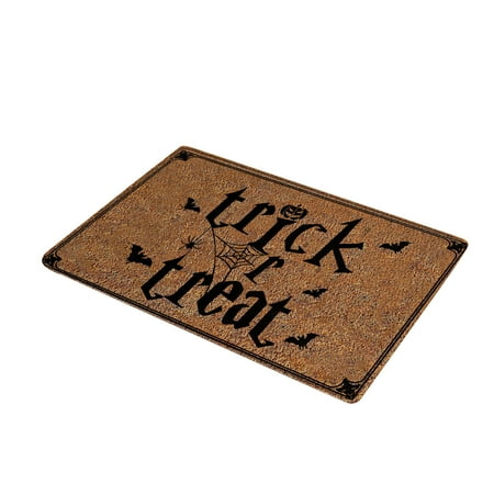 

Egmy Halloween Door Mat Cartoon Floor Mat Hallway Kitchen Foot Mat Soft Non-slip
