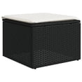 thumbnail image 6 of vidaXL Garden Sofa Set Black, Cream White, 6 of 10