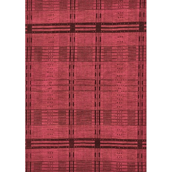Ahgly Company Indoor Rectangle Abstract Brown Modern Area Rugs, 7' x 9'