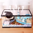 thumbnail image 4 of Large Panoramic Transparent Hamster Cage for Golden Bear, Spacious Habitat, 4 of 6