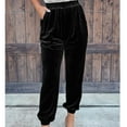 thumbnail image 3 of Pantalones elásticos ajustados para mujer, pantalones ajustados para mujer, pantalones casuales ajustados con cintura elástica y puños ajustados, valor inmejorable, 3 of 5