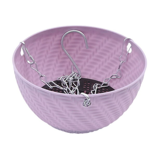 Cesta colgante para macetas, macetas colgantes, decoración del hogar, colgadores de plantas, adornos Púrpura