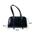 thumbnail image 7 of Segolike PU Leather Women's Shoulder Bag Underarm Bag Female Hobo Bag Elegant Ladies Purses Tote Bag for Travel Outdoor Commute Office Black, 7 of 7