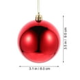 thumbnail image 3 of MYTAKEND 1 Set Christmas Ball Decor Christmas Ball Pendants Festival Hanging Decor, 3 of 6