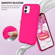Designed for iPhone 11 Silicone Case, Protection Shockproof Dropproof Dustproof Anti-Scratch Phone Case Cover for iPhone 11, Hot Pink