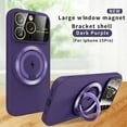 thumbnail image 1 of Magnet Holder Case for iPhone 15 14 13 12 11 Pro Max Plus Cover Large View All-round Camera Shell for Magsafe Charge Stand Funda, 1 of 6