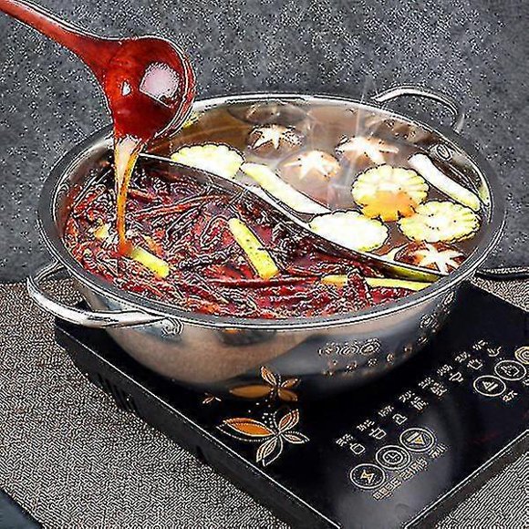 Stainless Steel Pot Hotpot Induction Cooker Gas Stove Compatible Pot Home Kitchen