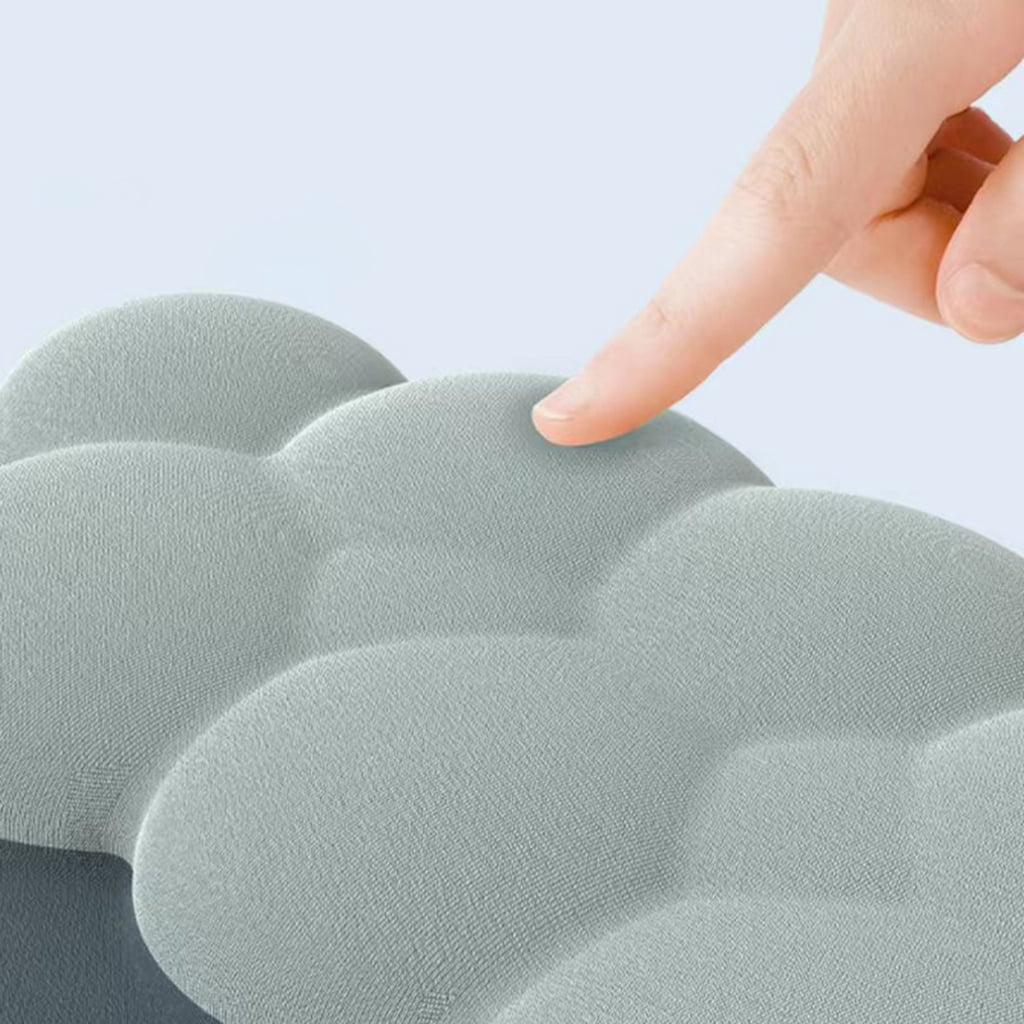 Zeiwohndc Mousepad Ergonomic Cloud-shaped Mouse Pad Wrist Rest Mat for Gaming Keyboard