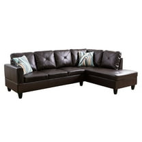 Ponliving 97" 2-Piece Sectional Sofa Set for Living Room Right Hand Side Facing