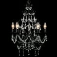 thumbnail image 4 of JONATHAN Y Maura 5-Light 17" Crystal/Metal LED Chandelier, Black, JYL9016A, 4 of 9