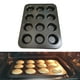 thumbnail image 4 of Antiadherente Mollete Al Carbono Galleta Magdalena Mol Agujeros Gris Gloria Mini Cake Pan, 4 of 8