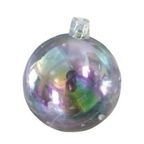 Luoshdecor Christmas Ball Ornaments, Christmas Tree Ball Iridescent Bubble Shatterproof Plastic Hanging Decor for Xmas New Year Birthday Party 1.4 in