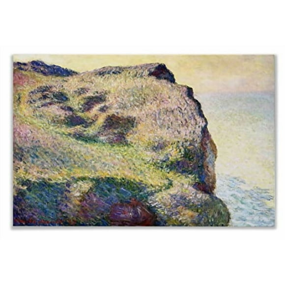 Monet Wall Art Collection The The Pointe du Petit Ailly, 1897 Canvas Prints Wrapped Gallery Wall Art | Stretched and Framed Ready to Hang 8X12,