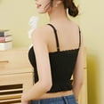 thumbnail image 4 of Pijama de manga corta para mujer, ropa interior térmica de invierno, color liso, cálida, sin costuras, resistente al frío, sin mangas, de poliéster., 4 of 5
