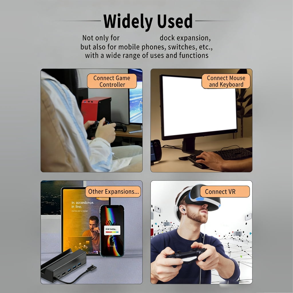 Excellent Aluminum USB C Hub For Gaming Handheld With Rapid Data Transfer And Display Output