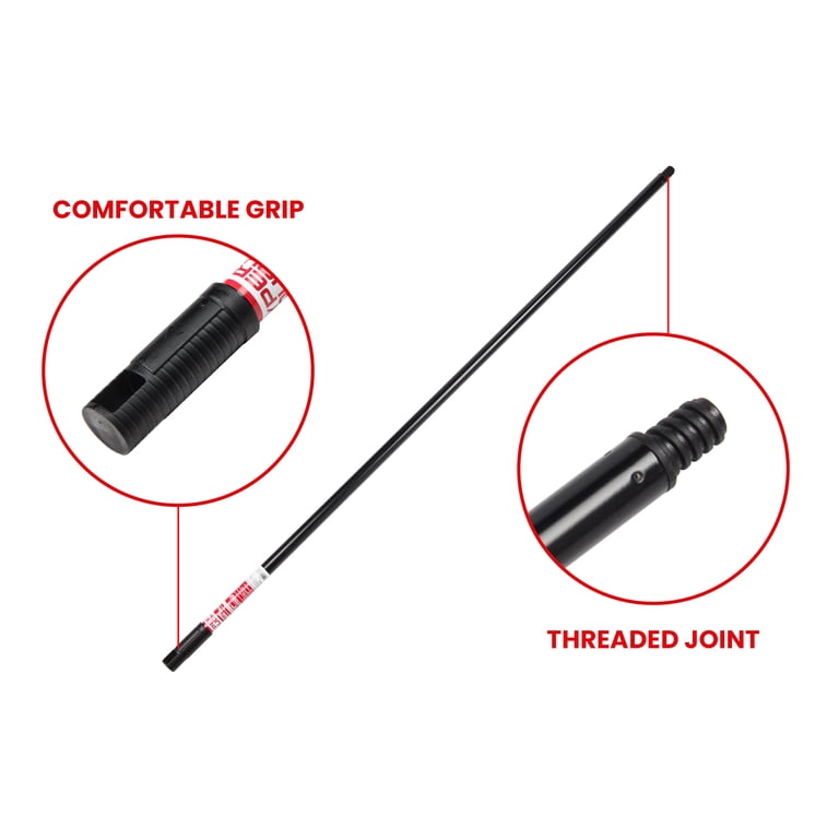 Hyper Tough 4ft Steel Extension Pole for Heavy-Duty Tasks