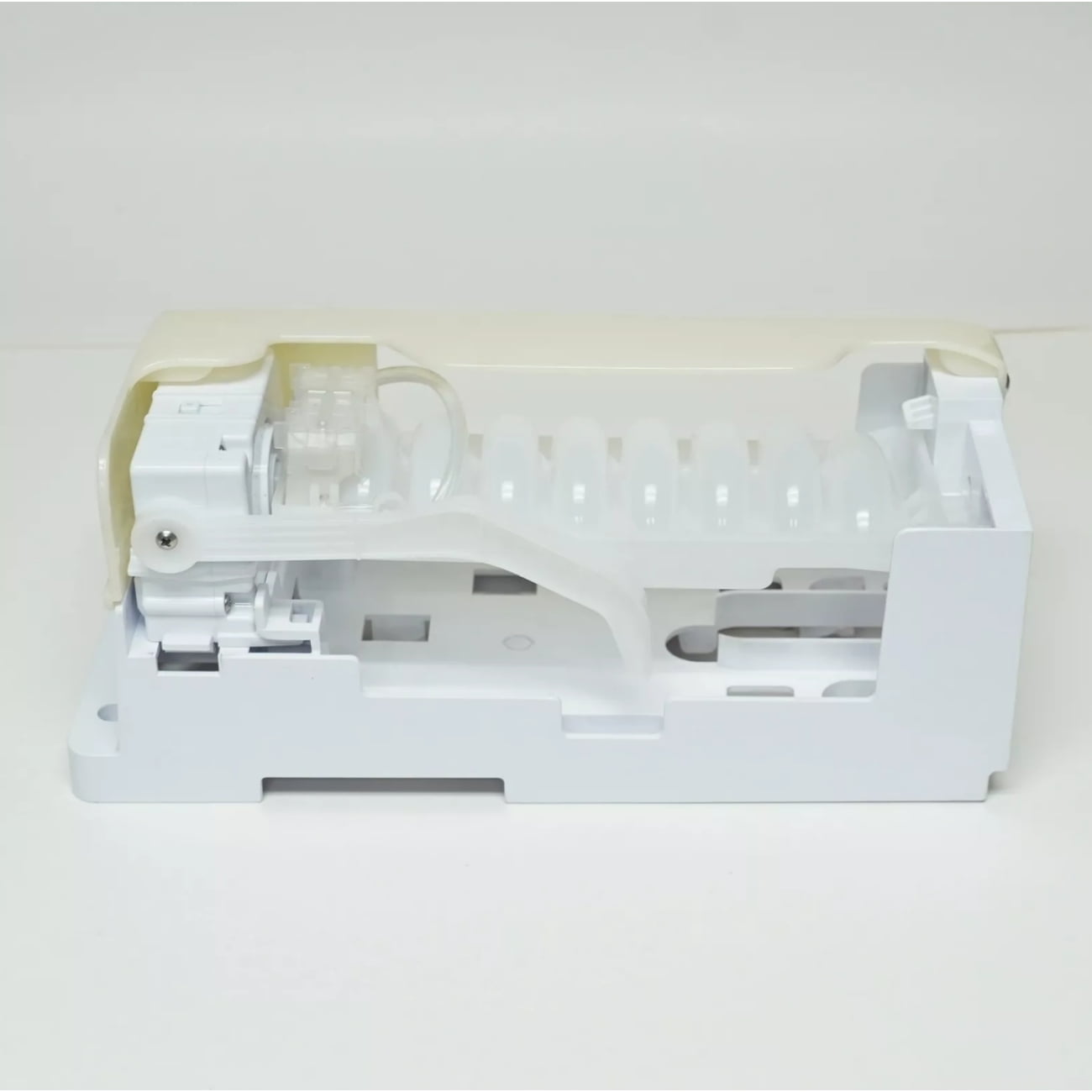 Refrigerator Ice Maker Assembly Replaces for Samsung RF261BEAEBC/AA RF261BEAESG/AA RF261BEAESR/AA RF261BEAEWW/AA RF261BEAESP/AA RF261BEAESR RF260BEAEWW RF261BEAEBC RF261BEAESG RF261BEAEWW RF261BEAESP