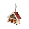 thumbnail image 2 of Cabaña de madera luminosa de Navidad, construcción robusta coleccionable, regalo de Navidad. Estilo B, 2 of 9