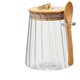 thumbnail image 2 of Sugar Bowls Sugar Container Glass Coffee Canister Airtight Storage Jar with Lid and Spoon Candy Jar Coffee Bar Accessories Storage Beans Powder (Conical), 2 of 5