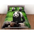thumbnail image 3 of Panda en la pradera funda nórdica niños, juego de cama completo, rey, reina, dormitorio, 3 of 4