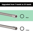 thumbnail image 4 of Carburetor Adjustment Tool 21 Tooth Spline Screwdriver + Round Screwdriver for 2-Stroke Small Engine Chain Saw Trimmer Lawn Mower Edger Blower (2 Pack), 4 of 5