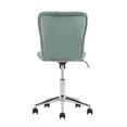 thumbnail image 5 of Weston Home Bold 14.57 in Task Chair with Swivel & Adjustable Height, 250 lb. Capacity, Teal, 5 of 7