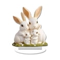 thumbnail image 4 of Ornamento de acrílico, plano 2D, regalo ideal creativo elegante, decoración de Pascua, centro de mesa para el escritorio de casa de, 4 of 9