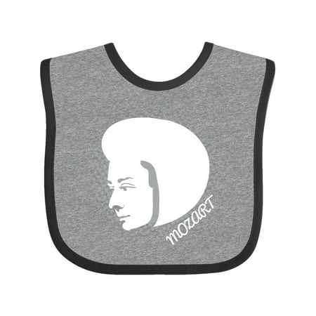

Inktastic Mozart Silhouette Pop Art Gift Baby Boy or Baby Girl Bib