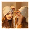 thumbnail image 2 of ZWP Dual Purpose Pullover Hat Eye Mask Warm Winter Wool Knitted Hat Ear Protector Windproof Caps Cold Proof Caps Sleeping Eye Mask, 2 of 5