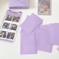 thumbnail image 3 of Steve 50pcs 61 * 91mm Cremoso 2 Capas PP Photocard Film Transparente Esmerilado Embalaje Photocards Bolsa, 3 of 4
