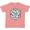 thumbnail image 3 of Inktastic 20 Sided White Dice Boys or Girls Toddler T-Shirt, 3 of 5