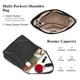 thumbnail image 3 of Bolso Hobo befen de piel auténtica negra para mujer con 2 correas, 3 of 7