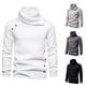 thumbnail image 5 of Suéter de cuello alto para hombre de estilo británico Ajuste versátil Cómodo de usar Fácil de limpiar, 5 of 6